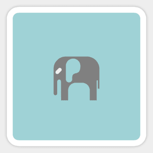 Elephant Design Sticker